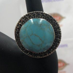 Ethnic Stones Ring, Afghan Tribal Ring, Boho Kuchi Ring, Kuchi Jewelry